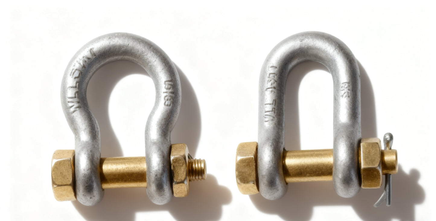 G2130,G2150 FORGED SHACKLES HIGH TENSILE U.S. FEDERAL SPECIFICATION RR-C-271