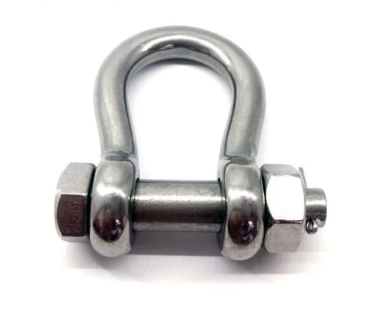 STAINLESS STEEL US BOW SAFETY SHACKLE