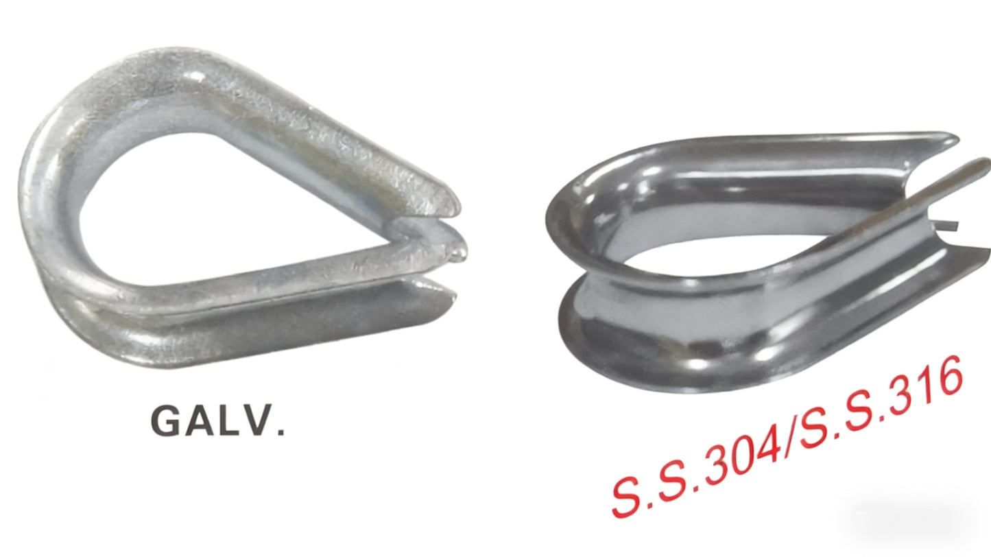 HEAVY DUTY THIMBLES U.S. TYPE G414 U.S.FED.SPEC.FF-T-276B TYPE III